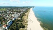 Die Küste von Usedom.  