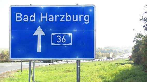 Autobahn 36 Richtung Bad Harzburg.  