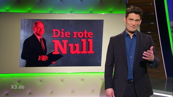 Christian Ehring im Stand-Up Comedy zu "Kanzlerkandidat Olaf Scholz".  