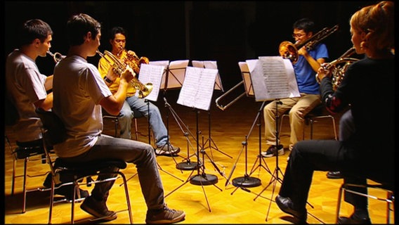 Das Bläserensemble der Hochschule für Musik und Theater Hamburg © NDR 