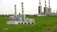Irsching in Bayern gibt es zwei moderne Gaskraftwerke.  
