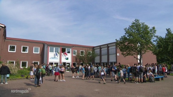 Die Schule in Rövershagen.  