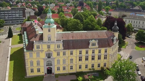 Schloss Oldenburg aus der Luft  