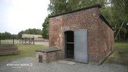 Gaskammer aus einem Vernichtungslager.  