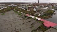 Neubauviertel in Rostock sackt ab  