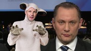 Björn Höcke als Wolf im Schafspelz mit dem neuen AfD-Vorsitzenden Chrupalla  