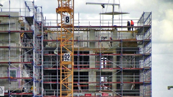 Wohnungsbau in Hamburg.  