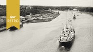 Schiffe auf dem Nord-Ostsee-Kanal 1964  