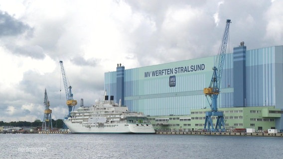 Die MV-Werften Stralsund.  