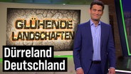 Christian Ehring vor der Aufschrift "Glühende Landschaften"  