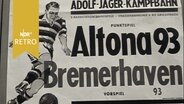 Plakat zur Ankündigung Altona 93 - Bremerhaven 93  