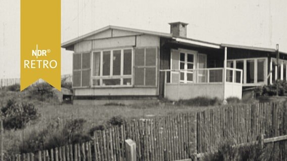Bungalow auf einem Hügel, dänisches Ferienhaus  