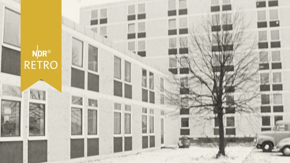Wohnblock eines Studierendenwohnheims 1959  
