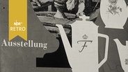 Ausstellungsplakat Fürstenberg-Porzellan 1961  