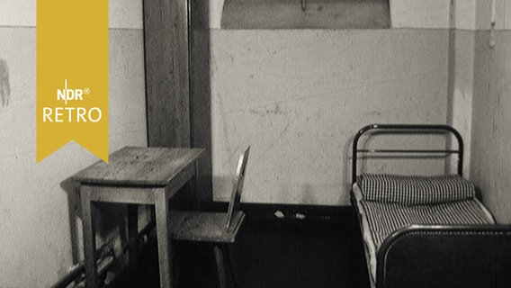 Leere Gefängniszelle 1962  
