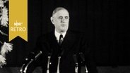 Charles de Gaulle bei einer Rede 1962  