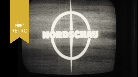 Logo der Nordschau auf einem Fernsehgerät  