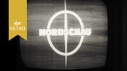 Logo der Nordschau auf einem Fernsehgerät  