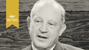 VW-Generaldirektor Nordhoff im Studiointerview 1963  
