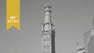 Kirchturm von St. Petri in Lübeck 1961  
