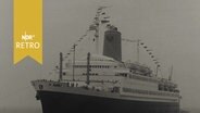 Flaggschiff "Bremen" auf hoher See (1961)  