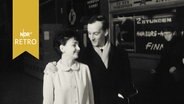 Ingrid Andree und Hanns Lothar am Flughafen Hamburg 1961  