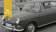 VW 1500 bei einer Testfahrt auf dem Werksgelände in Wolfsburg (1961)  