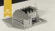 Modell eines Hauses in einer Ausstellung der Bremer Bürgerschaft (1961)  