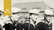 Britische Marinesoldaten im Hafen von Neustadt/Holstein1961  