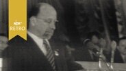 Walter Ulbricht während einer Rede (1960)  