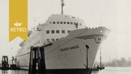 Das Fährschiff "Holger Danske" im Hafen (1961)  