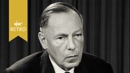 Der ehemalige Ministerpräsident von Schleswig-Holstein Hellmut Lemke (1965)  