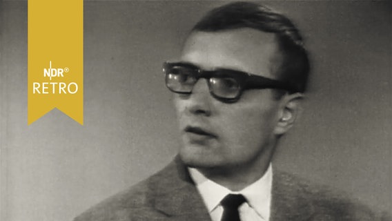 Rudolf Augstein im Studio-Interview zur Spiegel-Affäre 1963  