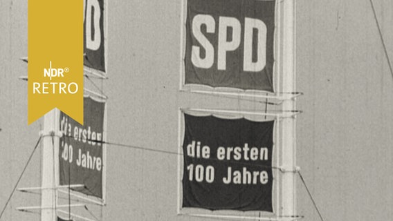 Ausstellungsplakate zu "SPD - die ersten 100 Jahre" 1963  
