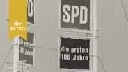 Ausstellungsplakate zu "SPD - die ersten 100 Jahre" 1963  