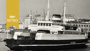 Fährschiff im Hafen von Puttgarden (1963)  