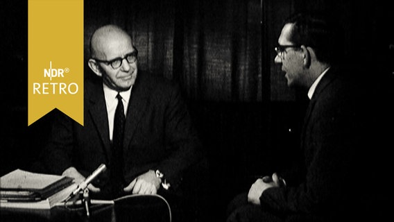 Bremens Bürgermeister Willy Dehnkamp im NDR-Interview 1965  