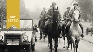Reiterstaffel der Bundeswehr unterwegs 1964 (Kavallerie)  