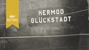 Schriftzug "Hermod Glücksstadt" am Bug des gleichnamigen Fischdampfers 1960  