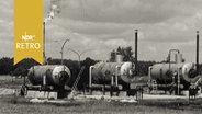 Erdgastanks in der Gemeinde Gifhorn 1961  