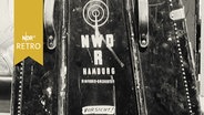 Instrumentenkoffer des NDR Sinfonieorchesters mit Aufschrift NWDR Hamburg (1961)  