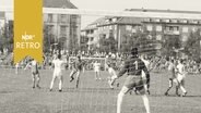 Handballspieler des HSV in Aktion beim Feldhandball im Stadion Rothenbaum 1965  