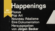 Buchcover "Happenings" 1965  