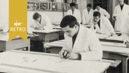 Schüler in einer Berufsschulklasse 1965  