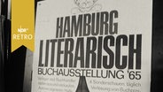 Ausstellungsplakat zur Buchausstellung 1965 "Hamburg literarisch"  