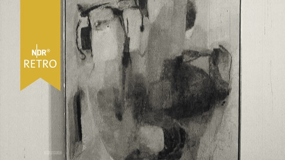 Abstraktes Gemälde von Giuseppe Santomaso (1965)  