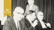Mitglieder des Gründungsausschusses der Universität Bremen 1962 bei konstituierender Sitzung  