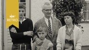 1961 aus Ost-Berlin gelüchtete fünfköpfige Familie beim Interview  