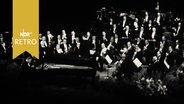Niedersächsisches Staatsorchester Hannover bei einem Jubiläumskonzert im Opernhaus 1961  