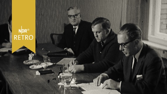 Kabinettssitzung in Kiel 1961  